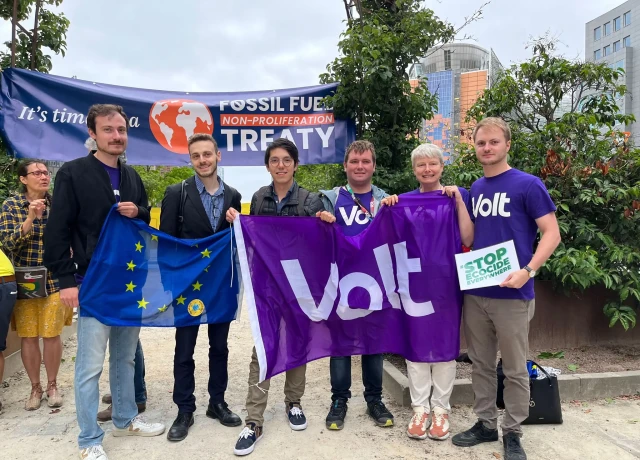 Group of Volters at Rise for Climate action